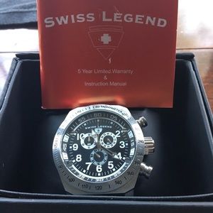 Chronograph watch by Swiss Legend
